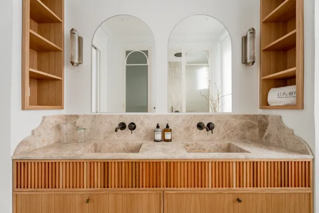 Salón de una vivienda Lumier rehabilitada integralmente en Madrid