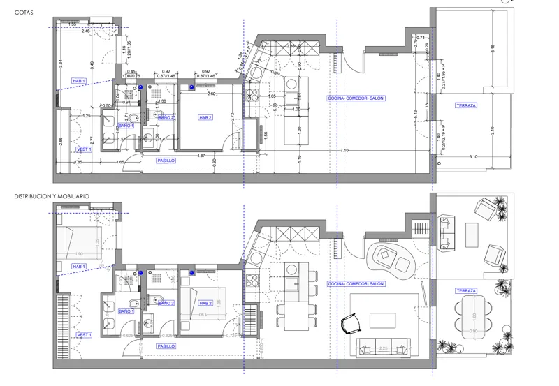 Floor plan — Penthouse in Ríos Rosas