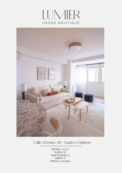Dossier de la vivienda — Vivienda en calle Orense