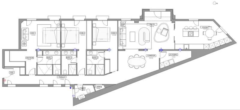 Floor plan — Apartment in Goya