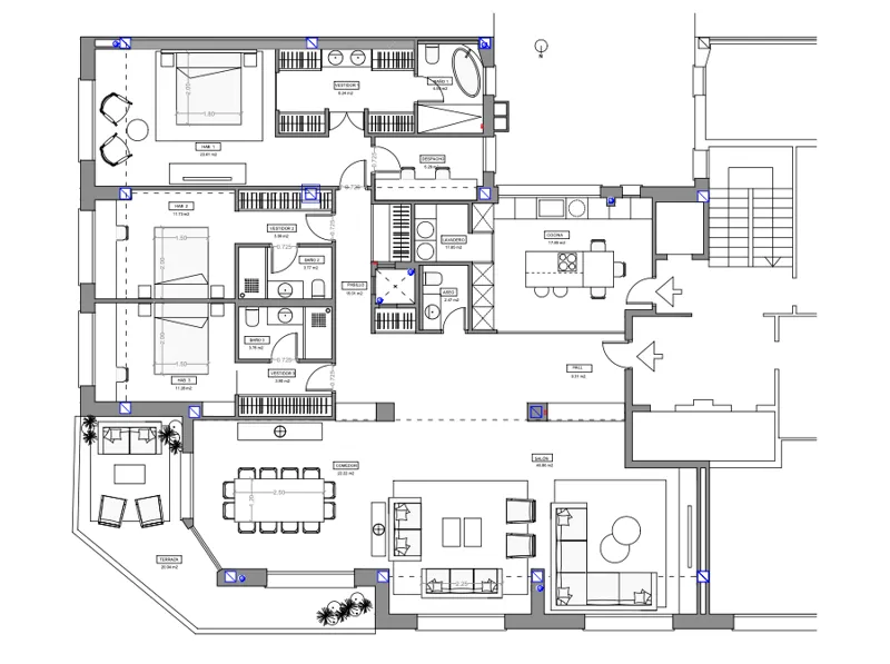 Floor plan — Apartment on Juan Bravo